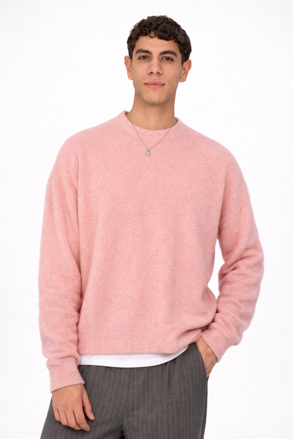 Pink Mohair Sweater