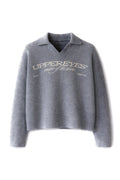 Grey Polo Sweater