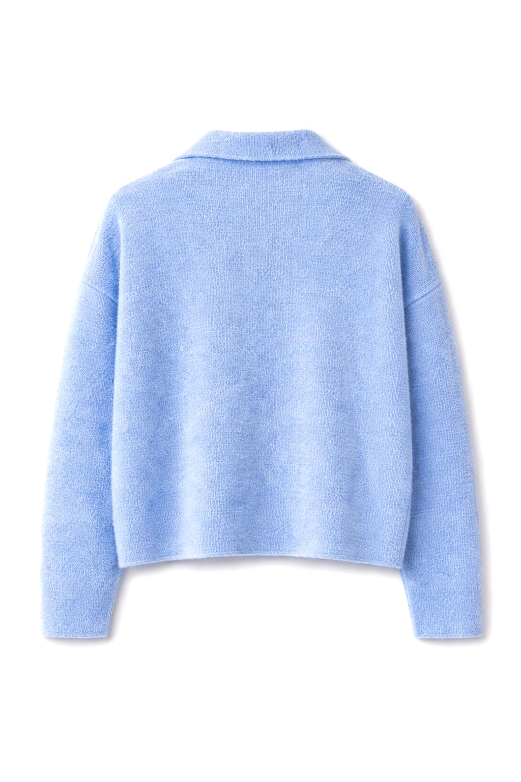 Baby Blue Polo Sweater