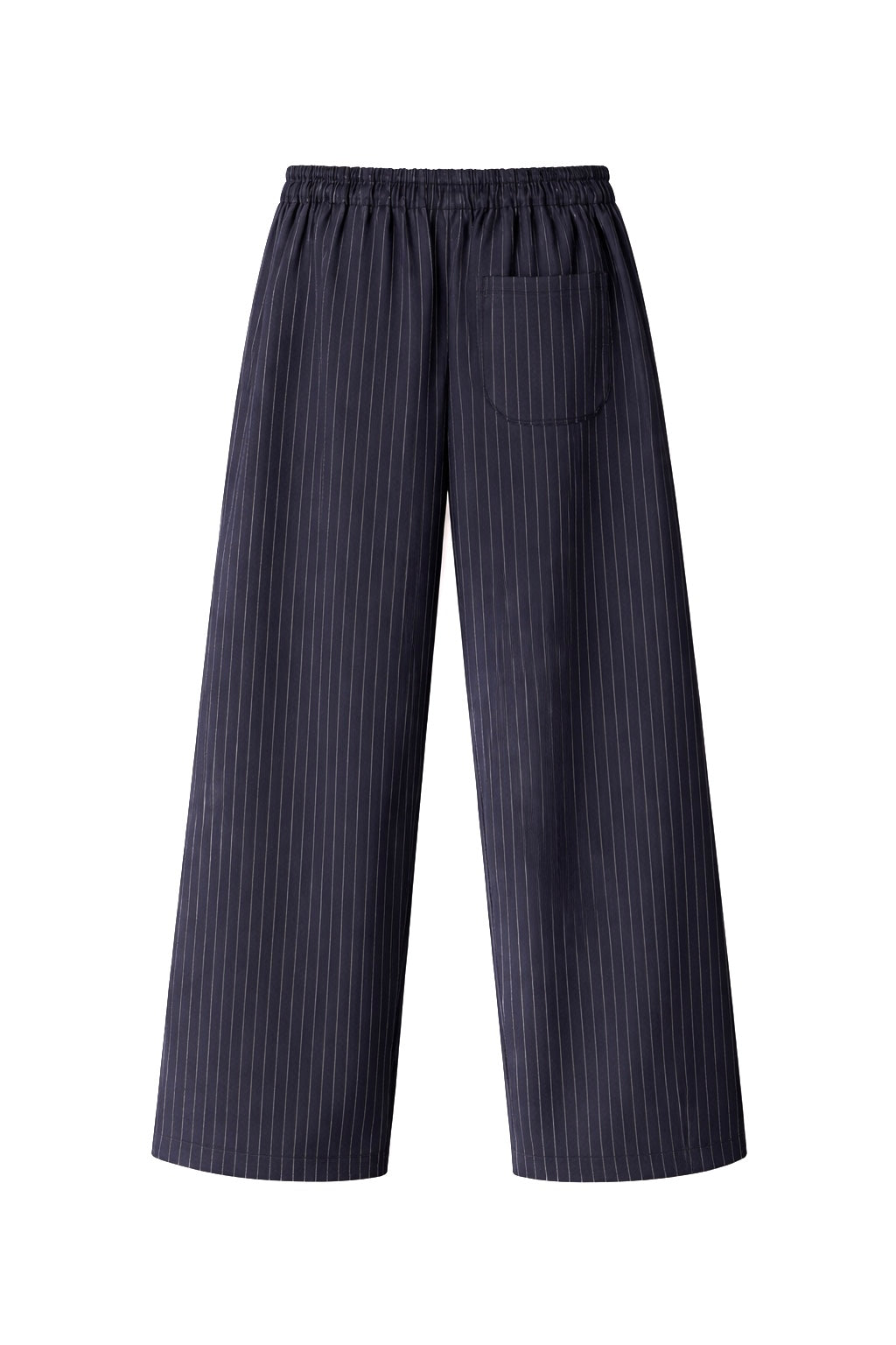 Navy Striped Pants